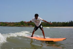 Auroville surfing, learn surfing india